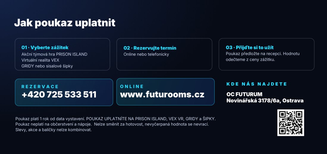Zadní strana poukazu: jak poukaz uplatnit